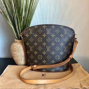 Authentic Louis Vuitton Drouot Crossbody Bag